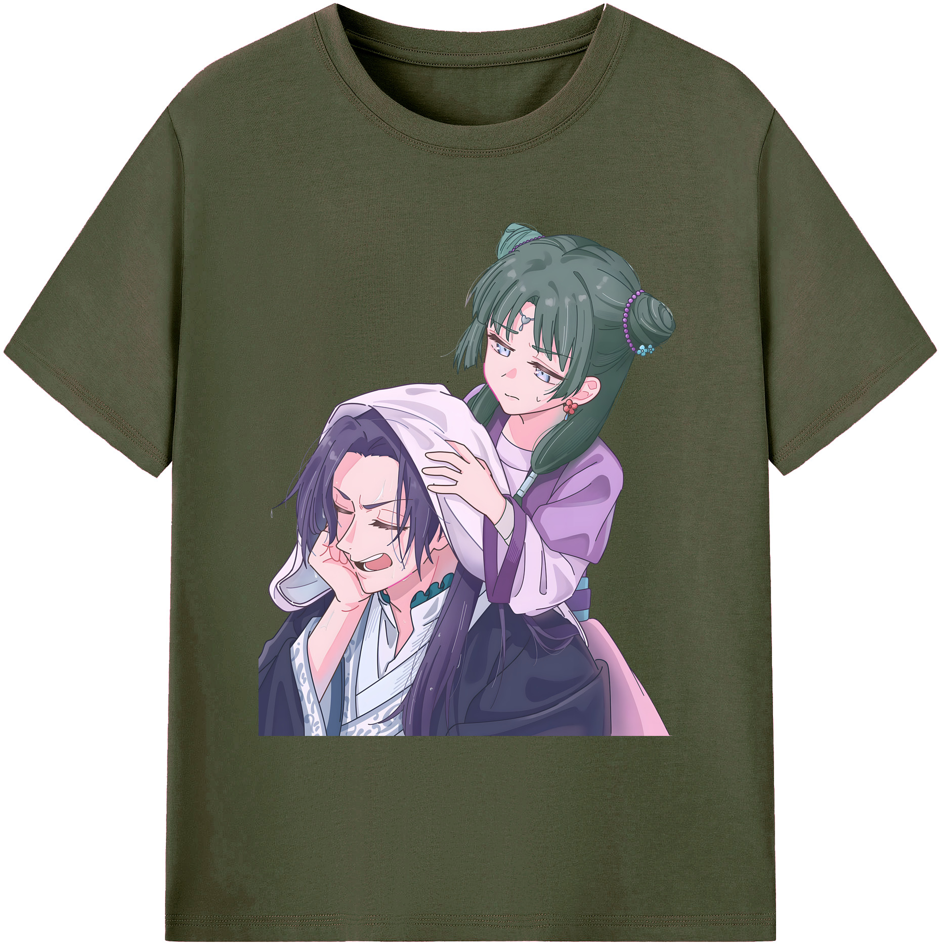 （画像用） 薬屋のひとりごと The Apothecary Diaries 綿100％ メンズ半袖Tシャツ｜肌触りやわらか＆通気性